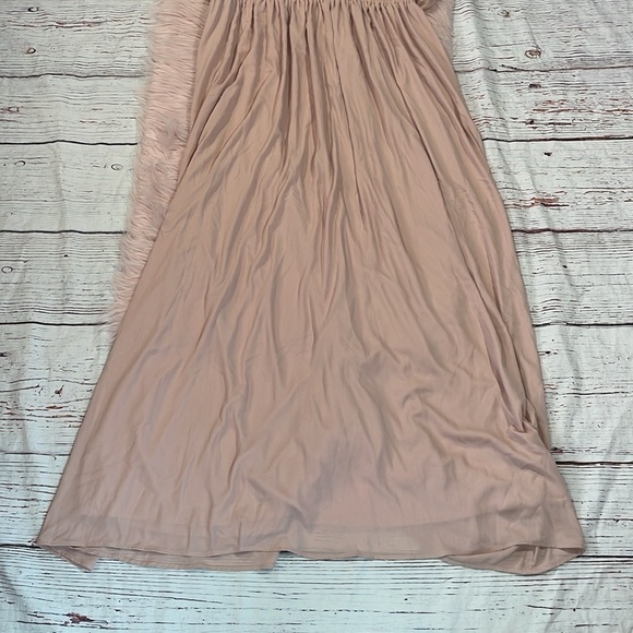 NWT Show Me Your Mumu Michelle Flutter Maxi in Dusty Blush Crisp Pink - Picture 5 of 12